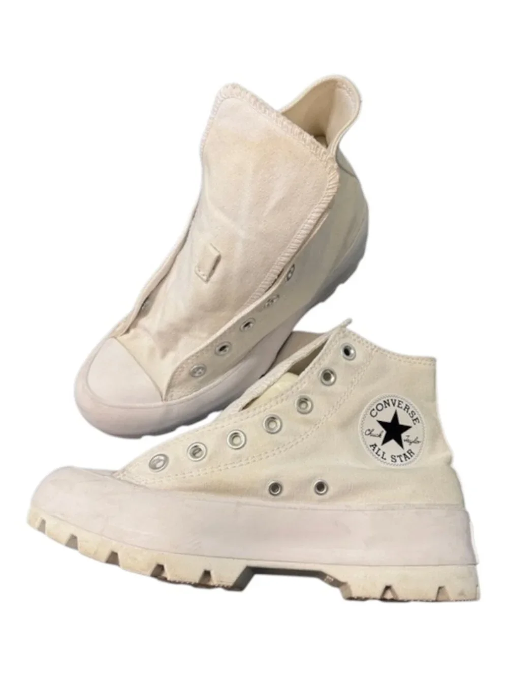 Converse CTAS Lugged Hi Platform Women's Size 7 White 565902C